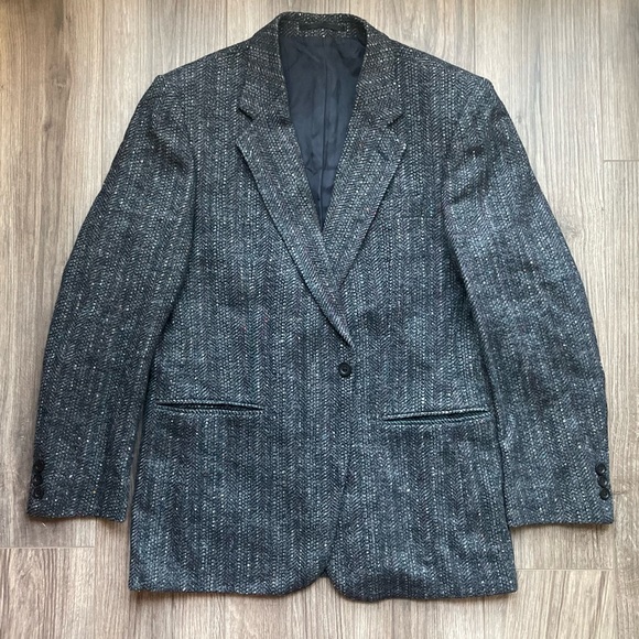 Givenchy Virgin Wool Multicolor Tweed Blazer | L - Picture 6 of 13